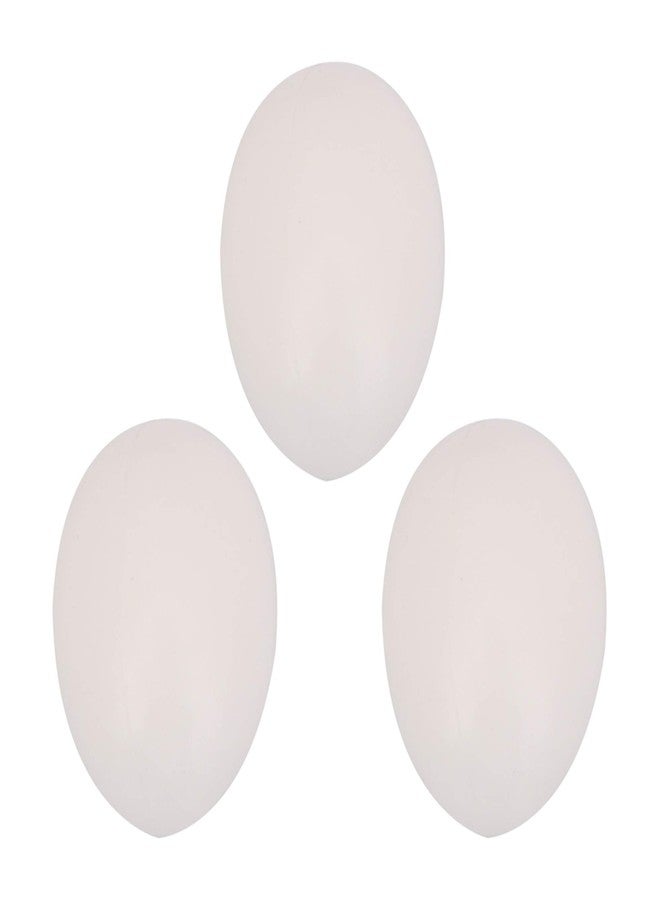 RDEXP 36 x 26mm Realistic Plastic Pigeon Eggs Solid White Sturdy & Paintable for Decor or Training for Pack of 10 - Image 2